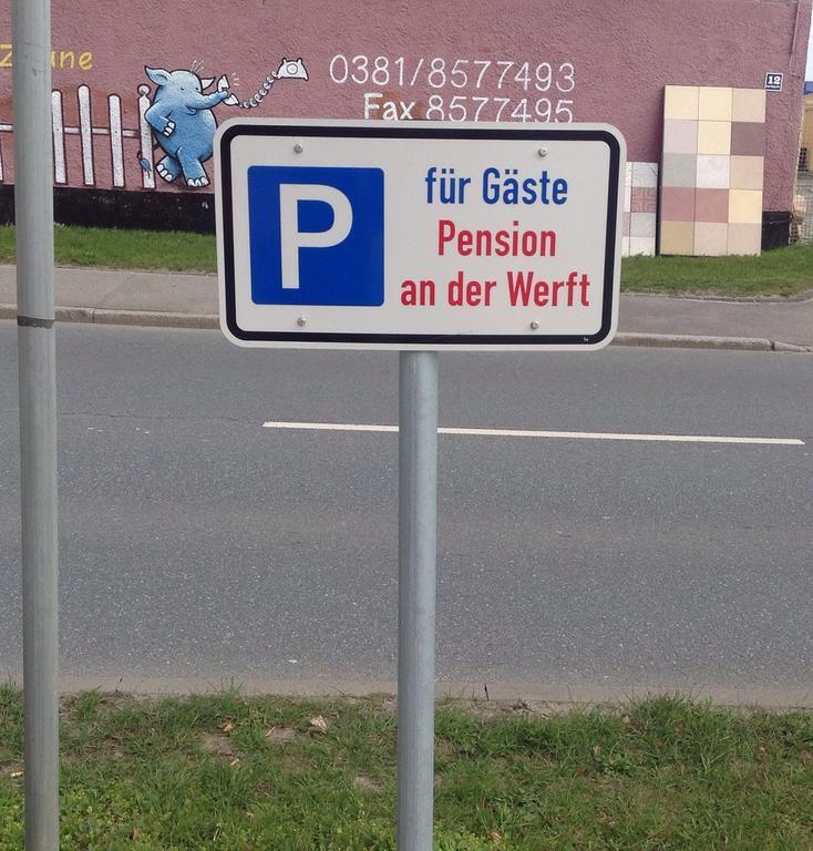 Pension An Der Werft Rostock Exteriör bild